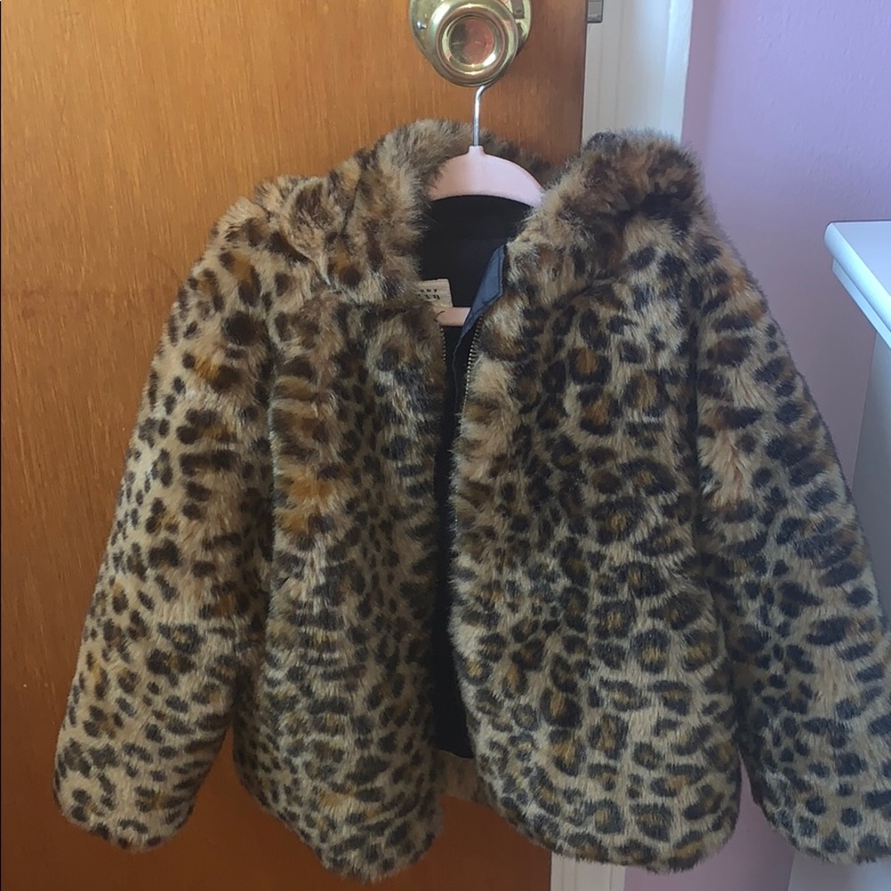 Baby gap leopard coat